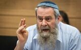 MK Avi Maoz at the Knesset in Jerusalem on June 21, 2021 (Yonatan Sindel/Flash90)