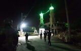 Troops carry out overnight raids in the West Bank, November 3, 2022 (Israel Defense Forces)