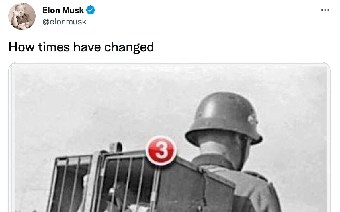 Musk Tweets Meme With Soldier Of Nazi Germany Mocks Fleeing Users The Times Of Israel