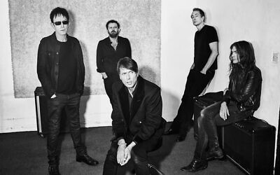 The band members of British alt-rock band Suede, returning to Israel in June 2023 for one Tel Aviv performance (Courtesy Dean Chalkley)