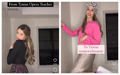 Adriana Fernandez's job as a nanny for Orthodox children has launched her into unlikely stardom as TikTok's Non-Jewish Nanny. (Courtesy)