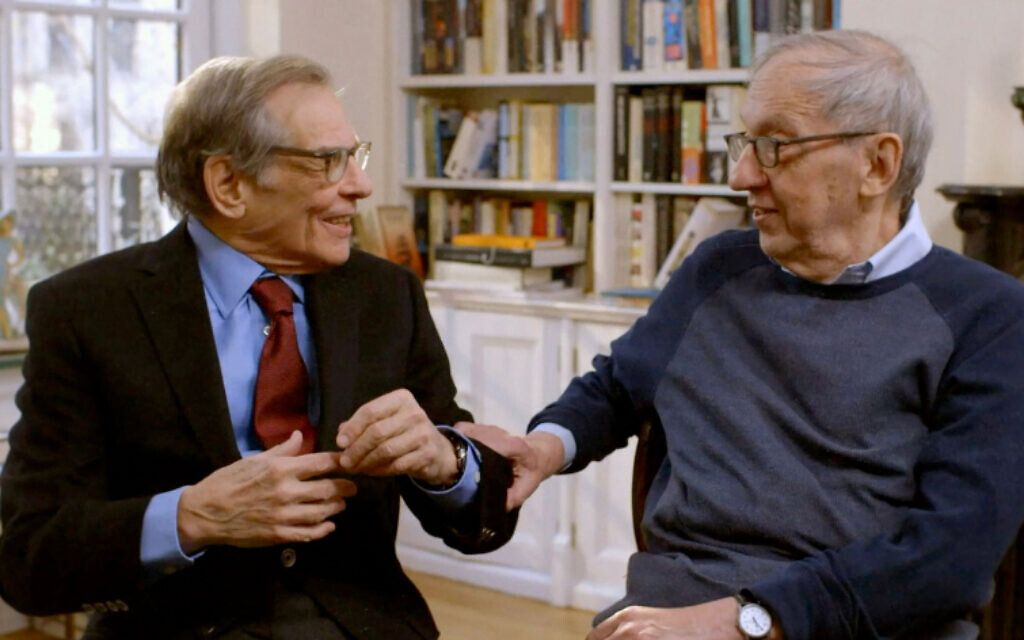 Robert Caro, left, and Robert Gottlieb in a still from 'Turn Every Page,' directed by Lizzie Gottlieb. (Claudia Raschke/ Courtesy of Wild Surmise Productions, LLC / Sony Pictures Classics)