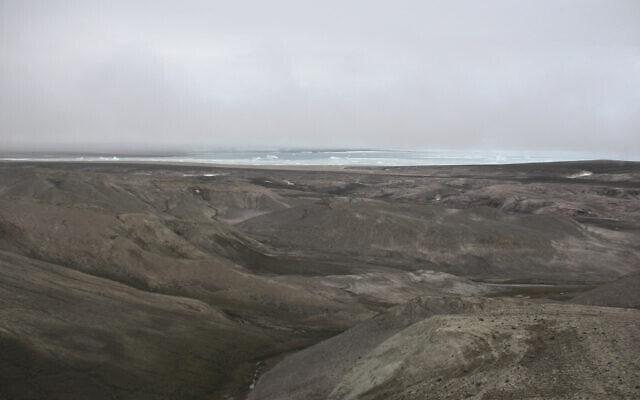 This 2006 photo provided by researchers shows the landscape at Kap Kobenhavn, Greenland. (Kurt H. Kjaer via AP)