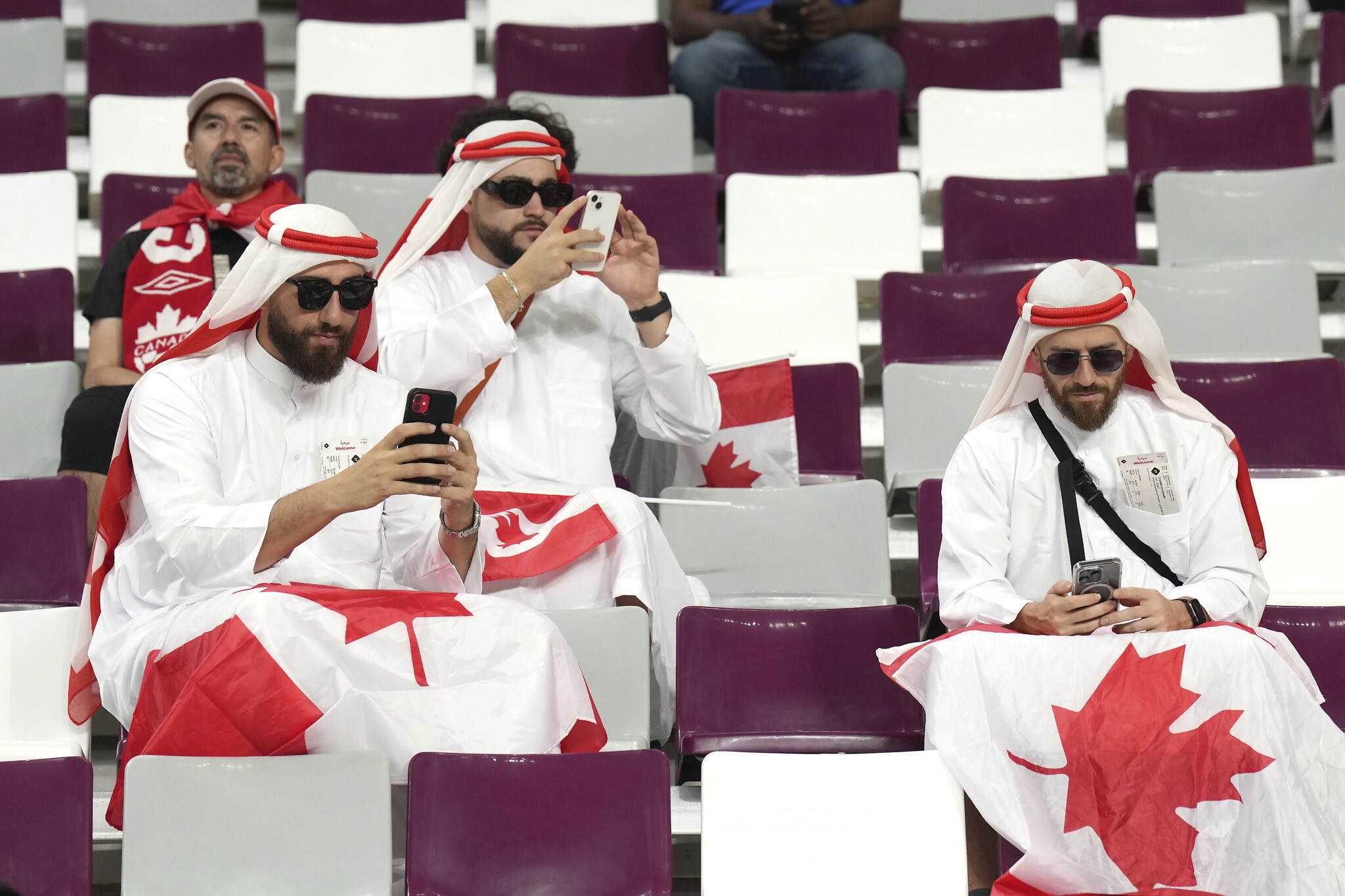 Crusader outfits and hijabs: Mixed response to fans' wild World