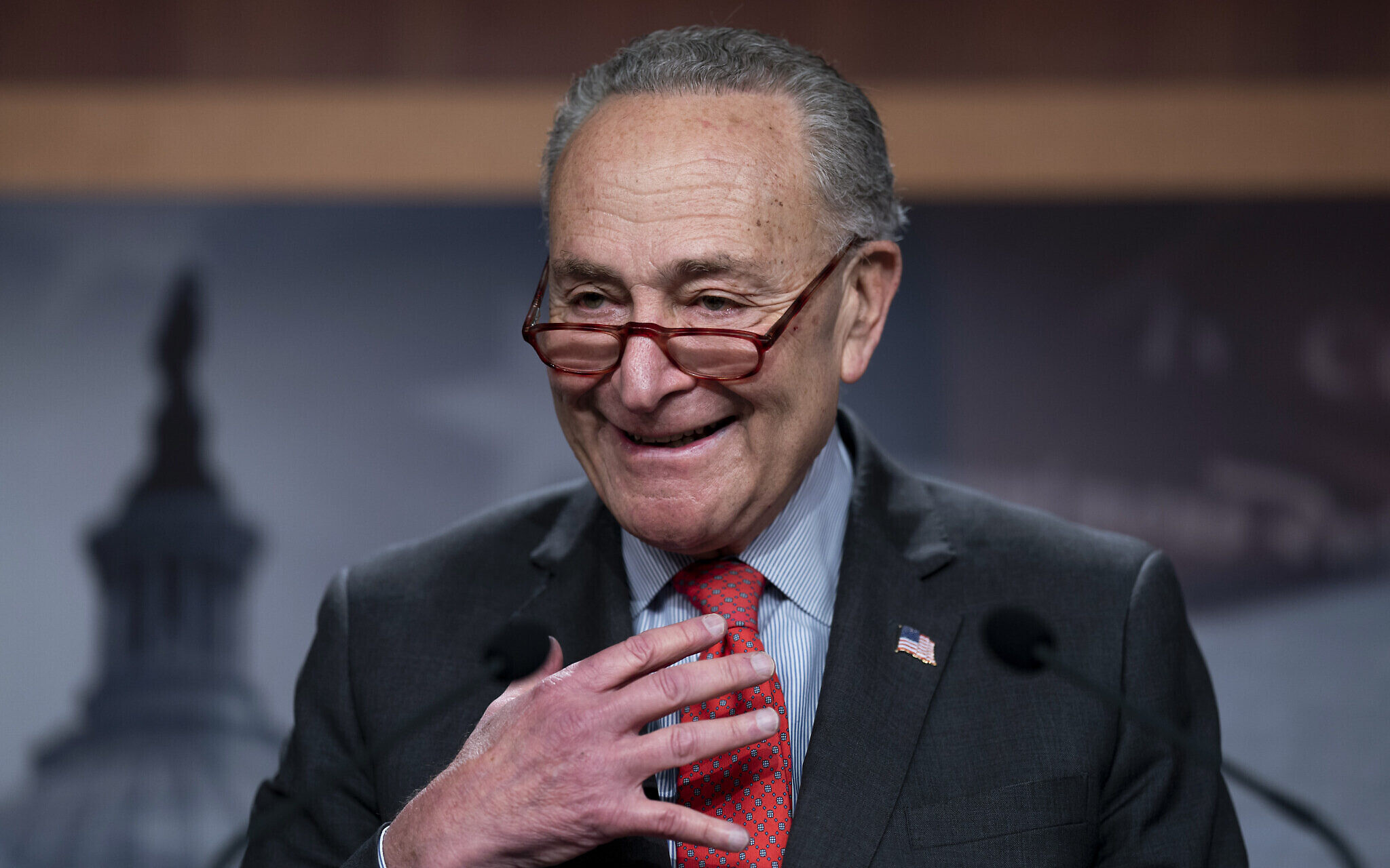 Schumer Reelected Us Senate Leader After Democrats Expand Majority The Times Of Israel