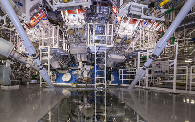 File: This undated image provided by the National Ignition Facility at the Lawrence Livermore National Laboratory shows the NIF Target Bay in Livermore, California (Damien Jemison/Lawrence Livermore National Laboratory via AP, File)