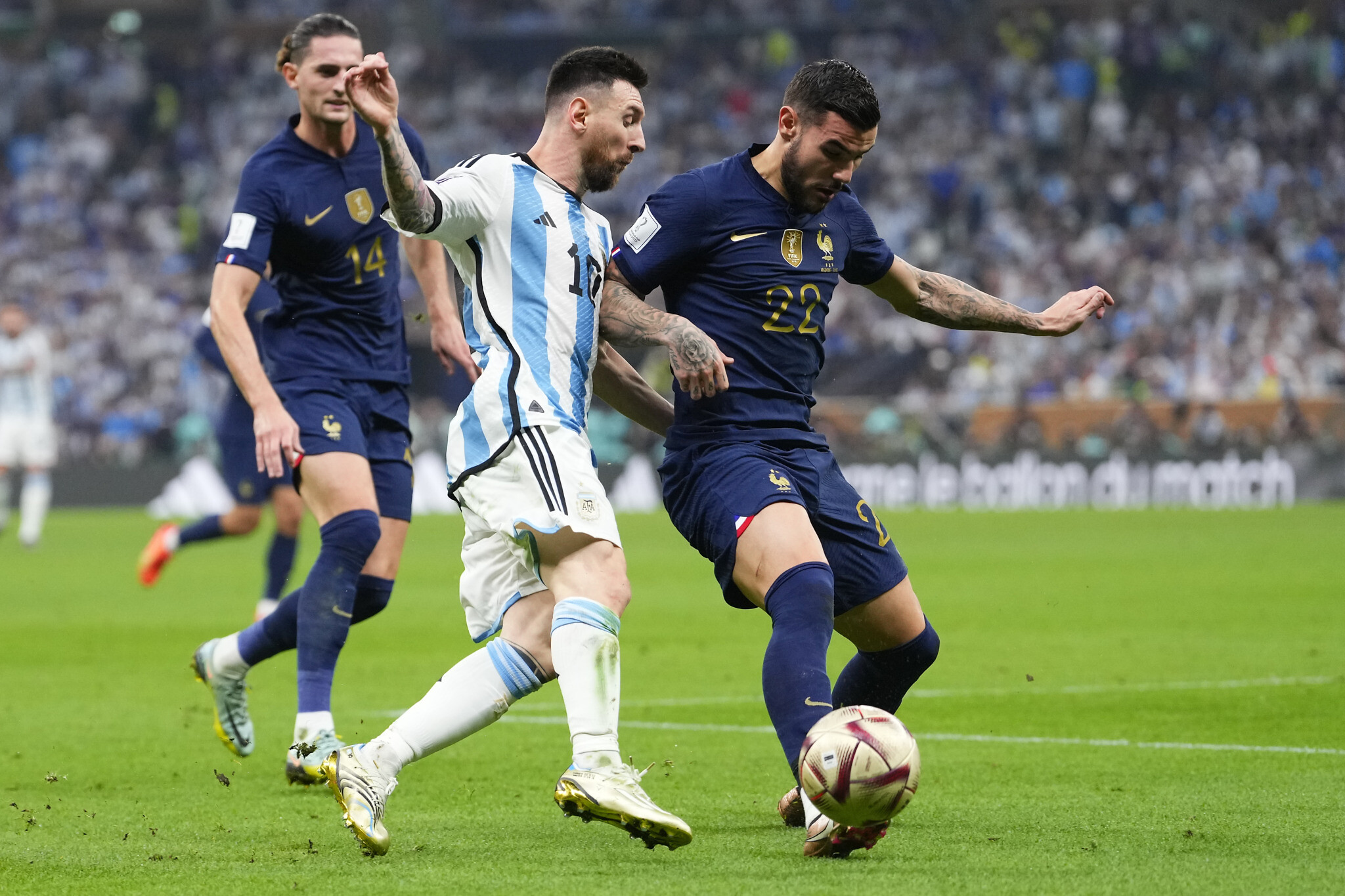 Messis Argentina Takes On Defending Champion France In World Cup Final