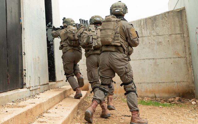 Troops of the IDF's 99th division during a drill in northern Israel, December 1, 2022. (Israel Defense Forces, file)