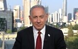 Prime minister-designate Benjamin Netanyahu during an interview on NBC's "Meet the Press" on December 4, 2022. (Screenshot)