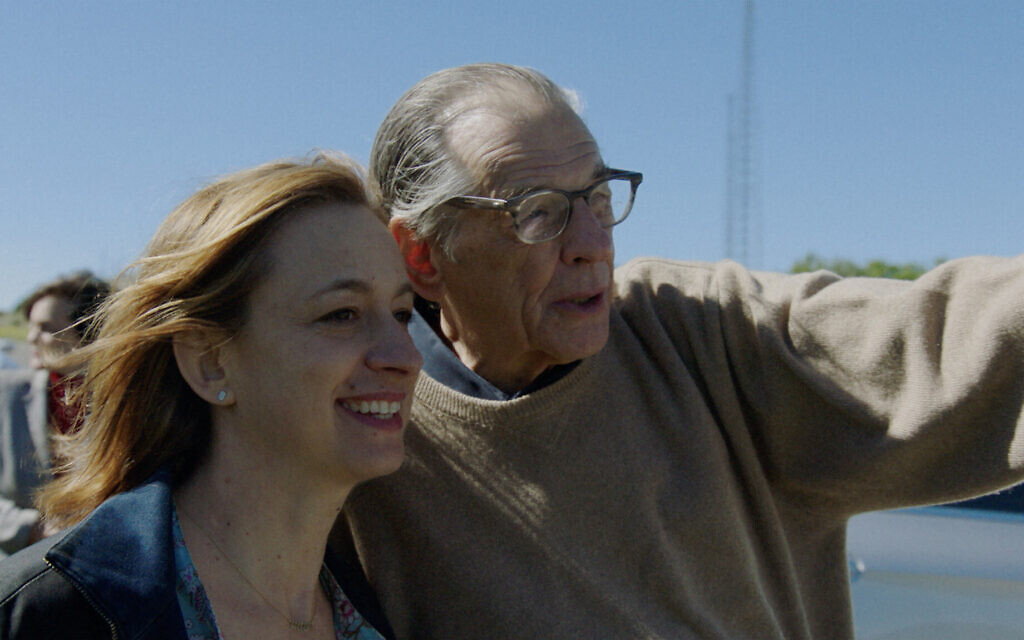 Lizzie Gottlieb and Robert Caro in Texas Hill Country in an undated photo. (Mott Hupfel/ Courtesy of Wild Surmise Productions, LLC / Sony Pictures Classics)
