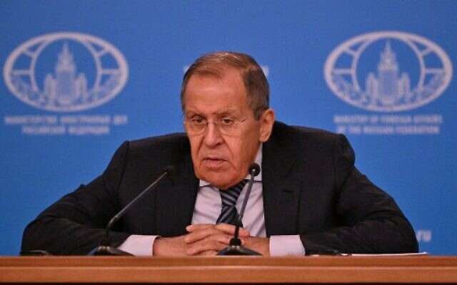 Russia’s Lavrov says West seeking Hitler-style ‘final solution,’ sparking protests