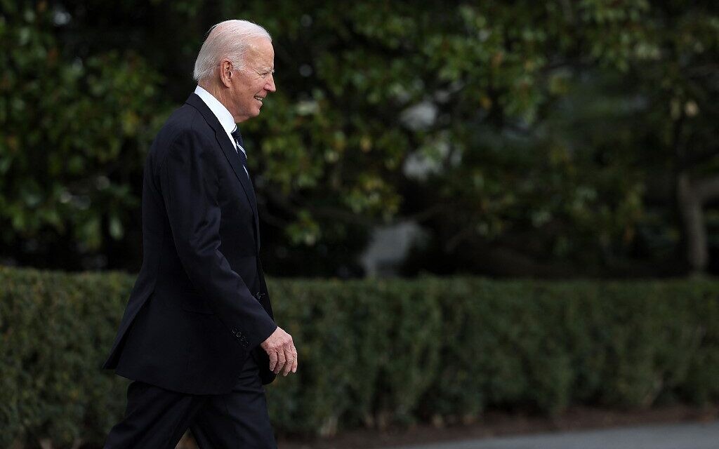 US President Joe Biden departs the White House on January 13, 2023 in Washington, DC (Kevin Dietsch/Getty Images/AFP)