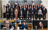(Clockwise) Israel's 37th government, Rep. Jerry Nadler, Sen. Jacky Rosen and Rep. Brad Sherman. (Collage/AP)