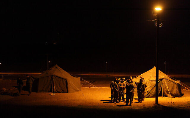 Illustrative: Soldiers are seen at the Kfir Brigade training base, in the Northern Jordan Valley. (Yaakov Naumi/Flash90)