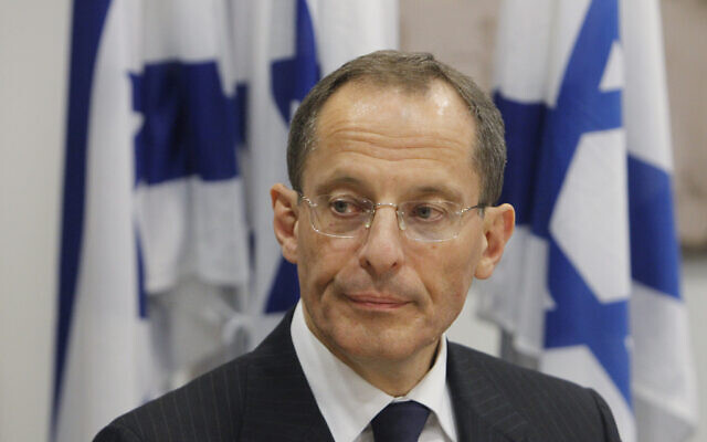 Eugene Kandel, then the head of the National Economic Council, attends a press conference in Jerusalem on June 25, 2014. (Miriam Alster/FLASH90)