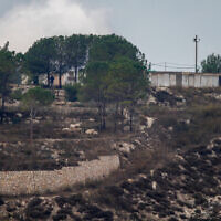 The unauthorized West Bank settlement outpost of Homesh, November 17, 2022. (Nasser Ishtayeh/Flash90)