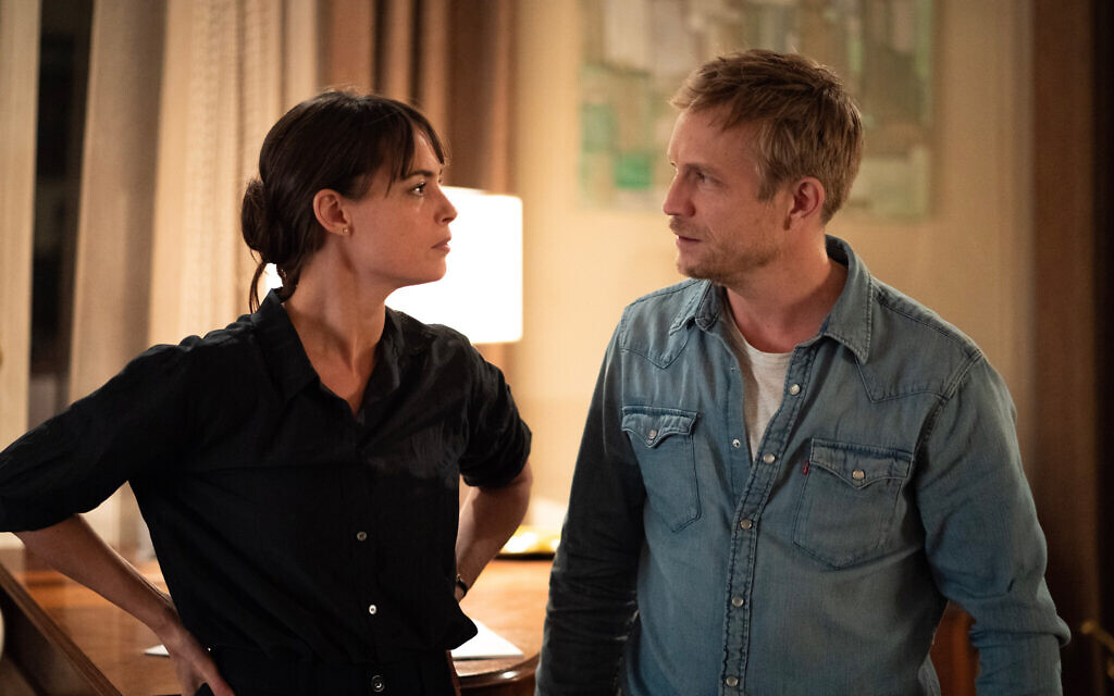 Bérénice Bejo and Jérémie Renier play couple Hélène and Simon Sandberg, who are torn apart as they struggle to evict a Holocaust denier from their property in 'The Man in the Basement.' (Caroline Bottaro/Greenwich Entertainment)