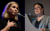 Combined photos of former minister Tzipi Livni (L) and Supreme Court Chief Justice Esther Hayut. (Tomer Neuberg Yonatan Sindel/Flash90
   