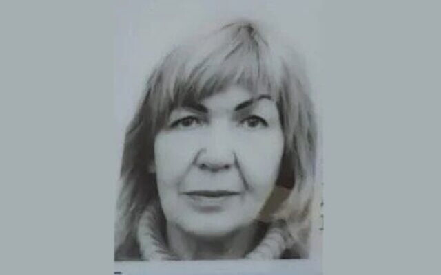 Irina Korolova, killed in a Jerusalem terror attack on January 27, 2023. (Courtesy)