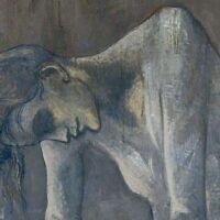 Detail from Pablo Picasso, “Woman Ironing,” 1904. (Estate of Pablo Picasso/Artists Rights Society (ARS), New York; via Solomon R. Guggenheim Museum, New York)