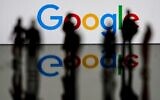 This file photo taken on February 14, 2020, shows the US multinational technology and Internet-related services company Google logo in Brussels (Kenzo TRIBOUILLARD / AFP)