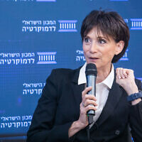 Vice president of the Israel Democracy Institute Prof. Suzie Navot at the IDI, December 2022. (Michal Fattal/IDI)