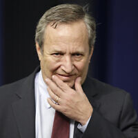 Then-director of the US National Economic Council Lawrence Summers arrives for a bill-signing ceremony at the White House complex, December 2010, in Washington. (AP Photo/J. Scott Applewhite)