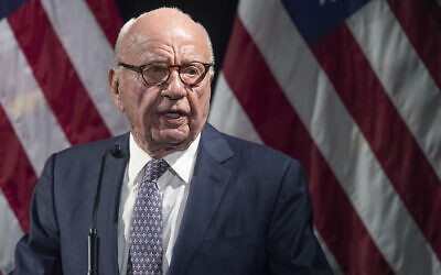 Rupert Murdoch at the Herman Kahn Award Gala, Oct. 30, 2019, in New York  (AP Photo/Mary Altaffer, File)