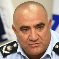 Then-police commissioner Moshe Karadi, March 2007. (Nati Shohat/Flash90)
