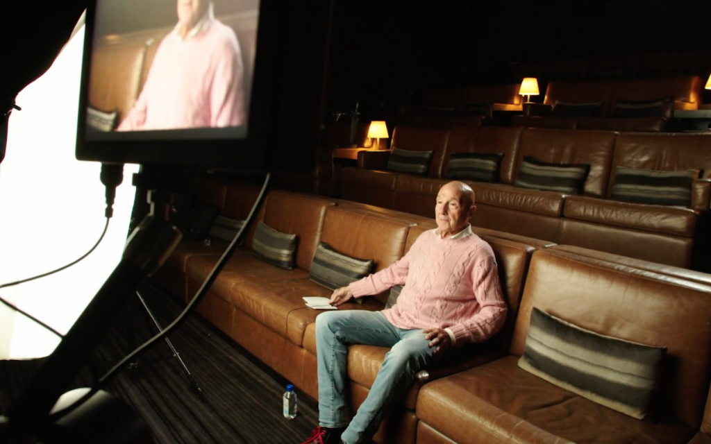 Albert Rosenberg sits down for his interview with filmmaker Barry Avrich. (Courtesy Melbar Entertainment Group)