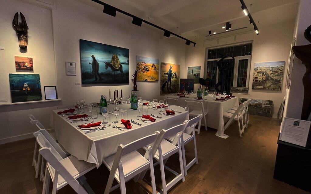 A Rehov Charlotte 'secret' dinner venue in Tel Aviv. (Courtesy)