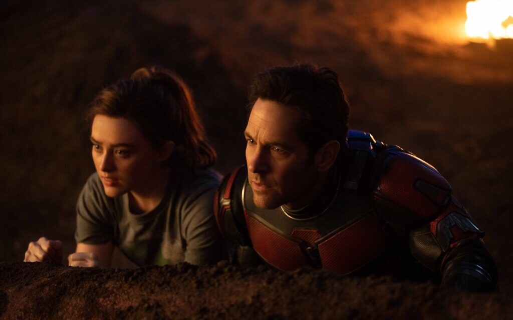 Paul Rudd and Kathryn Newton in a still from 'Ant-Man and the Wasp: Quantumania.' (Courtesy of Marvel)