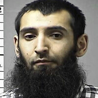 This undated file photo provided by the St. Charles County Department of Corrections in St. Charles, Missouri., shows Sayfullo Saipov. (St. Charles County, Mo., Department of Corrections/KMOV via AP, File)