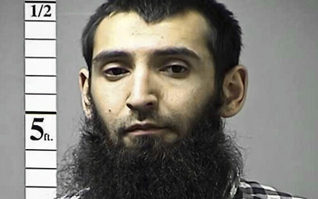 This undated file photo provided by the St. Charles County Department of Corrections in St. Charles, Missouri., shows Sayfullo Saipov. (St. Charles County, Mo., Department of Corrections/KMOV via AP, File)