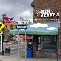 A Ben & Jerry's ice cream store is seen in Watkins Glen, New York on Monday, November 1, 2021 (AP Photo/Ted Shaffrey)