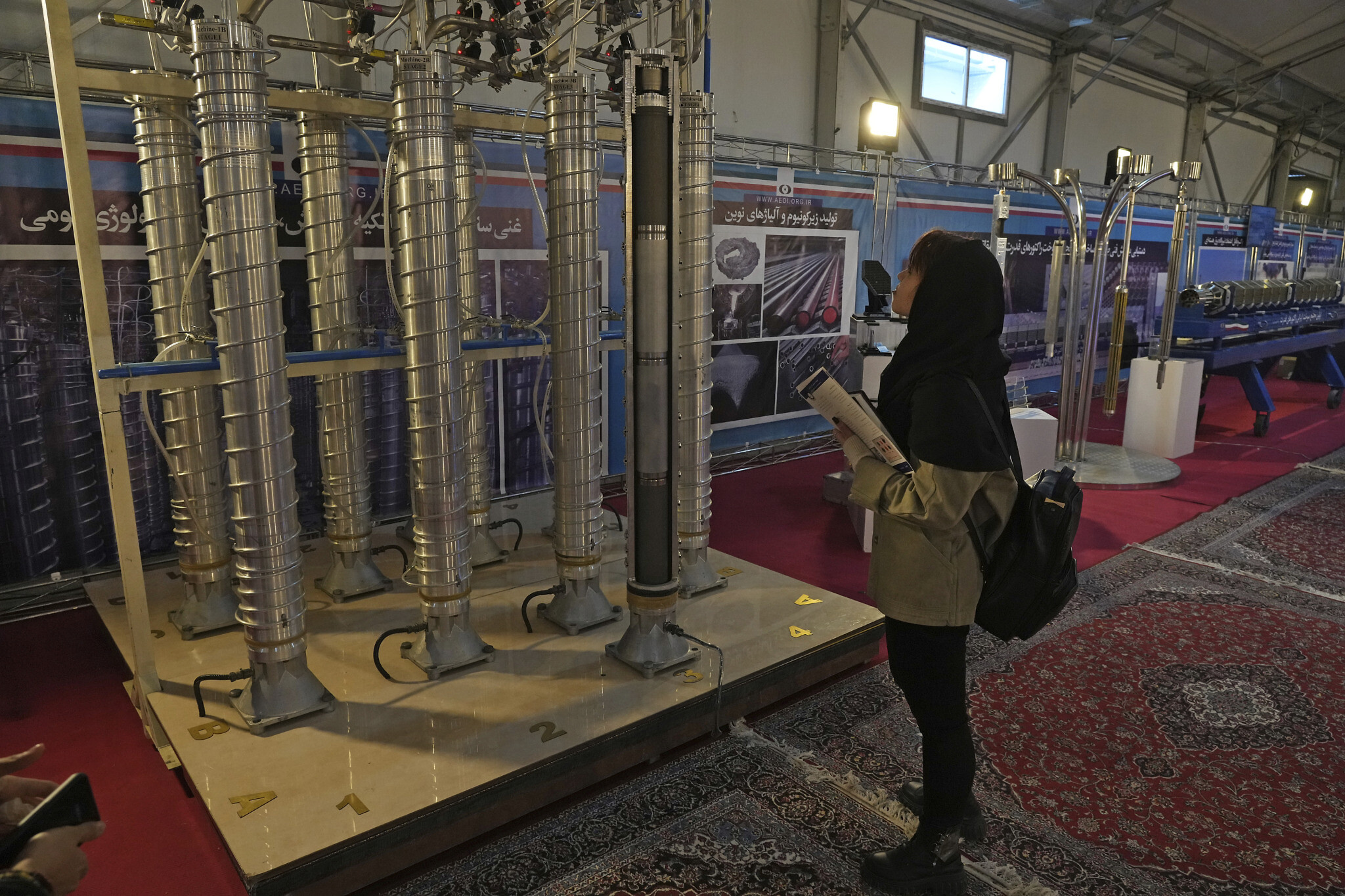 IAEA chief says Iran bulking up stockpile of nearly weapons-grade uranium