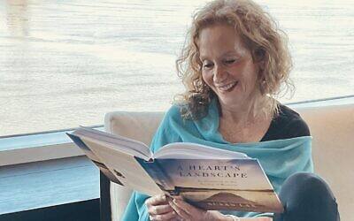 Susan Lax reads from her book, 'A Heart's Landscape.' (Courtesy)