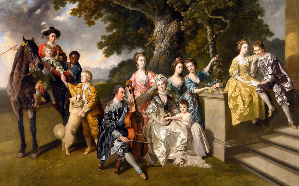 'The Family of Sir William Young,'  1767–69 by Johan Zoffany. (National Museums Liverpool, Walker Art Gallery/
Formerly in the Philip Sassoon Collection)
