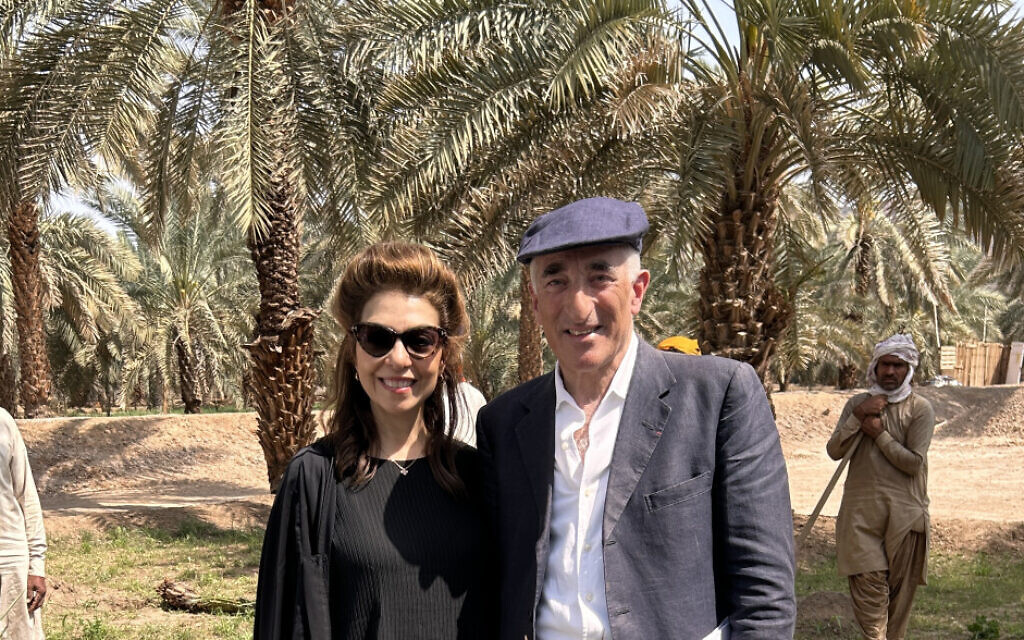 Jews plant palm trees in Medina, Saudi Arabia, in rare interfaith gesture
