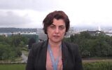 France 24 journalist Dina Abi-Saab reports from Geneva, Switzerland on June 10, 2019. (France 24)