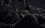 Illustrative: Ukrainian soldiers rest in a dugout on the frontline in Bakhmut, Donetsk region, Ukraine, Monday, April 10, 2023. (AP Photo/Libkos)