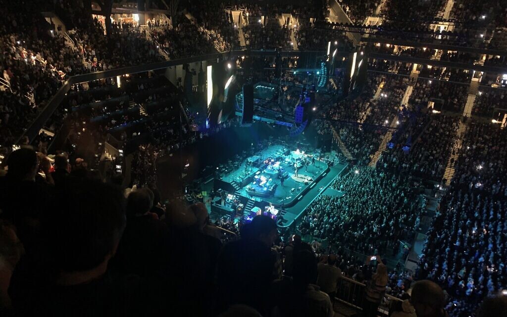 This is what a $334 seat to see Bruce Springsteen looks like. Worth every penny. Brooklyn, New York, April 3, 2023. (Jordan Hoffman)