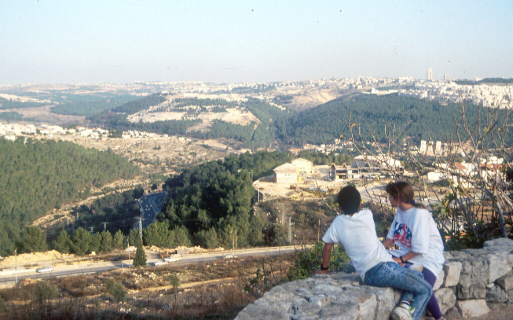 Looking down from the Kastel, outside of Jerusalem. (Shmuel Bar-Am)