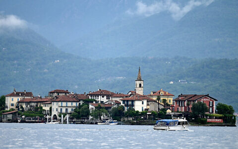 A general view of the Isola dei Pescatori on Lake Maggiore on May 24, 2023. (GABRIEL BOUYS / AFP)