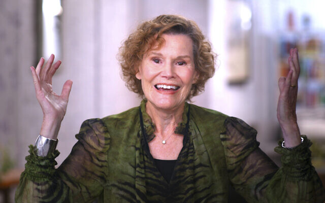 Judy Blume seen in the documentary 'Judy Blume Forever.' (Courtesy of Prime Video via JTA)