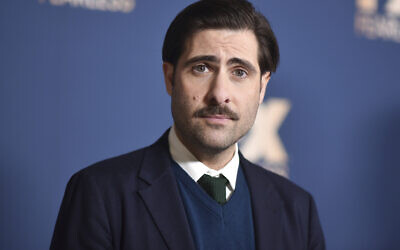 Jason Schwartzman poses at the the FX portion of the Television Critics Association Winter press tour on January 9, 2020, in Pasadena, California. (Photo by Richard Shotwell/Invision/AP)