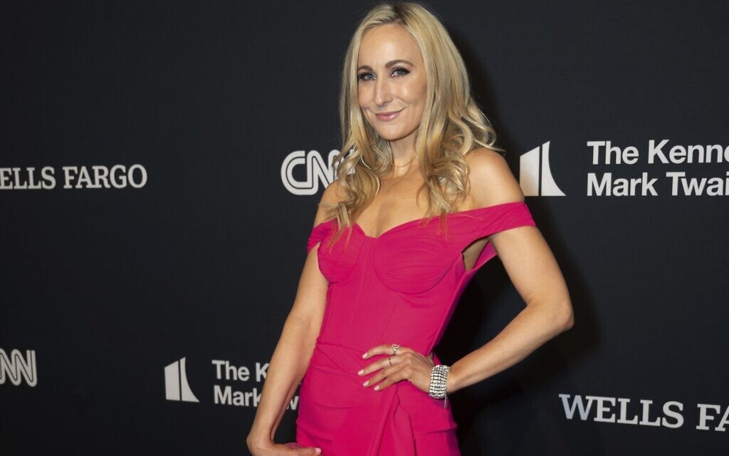 Nikki Glaser arrives on the red carpet for the 24th Annual Mark Twain Prize for American Humor at the Kennedy Center for the Performing Arts, March 19, 2023, in Washington. (AP Photo/Kevin Wolf)
