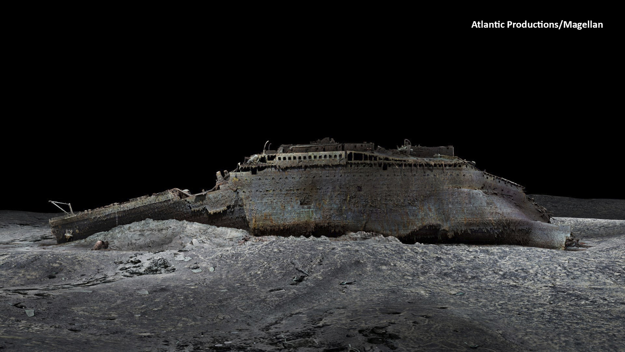 First full-sized 3D scan of the Titanic shipwreck captured, History News