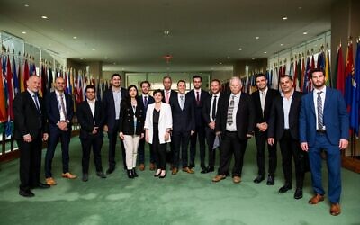 Israeli delegation to the UN (courtesy)