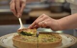 A screenshot from a video released by the British Royal Family shows the "Coronation Quiche" for the coronation of King Charles III. (Screenshot/ YouTube, used in accordance with Clause 27a of the Copyright Law)